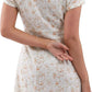 Women's Cotton Gauze Wrap Mini Dress