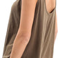 Women‘s Linen Knit U Neck Tank Tops Sleeveless Shirts