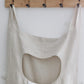 100% Linen Door Hanging Laundry Hamper Bag, 19x27 Inches (Linen)