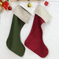 100% Linen Christmas Stockings for Stairs Fireplace Xmas Home Decor Set of 2