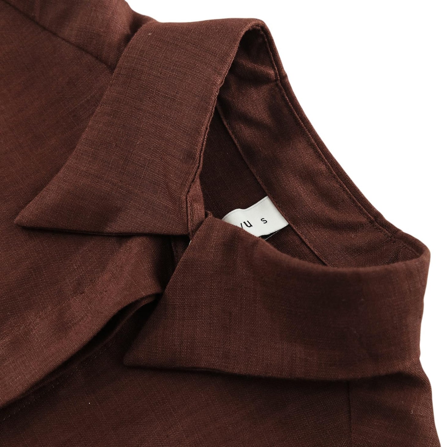 Women' s 100% Linen Button Down Shirt