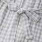 Women's Cotton Gauze Lightweight Plaid Kimono Bath Robe