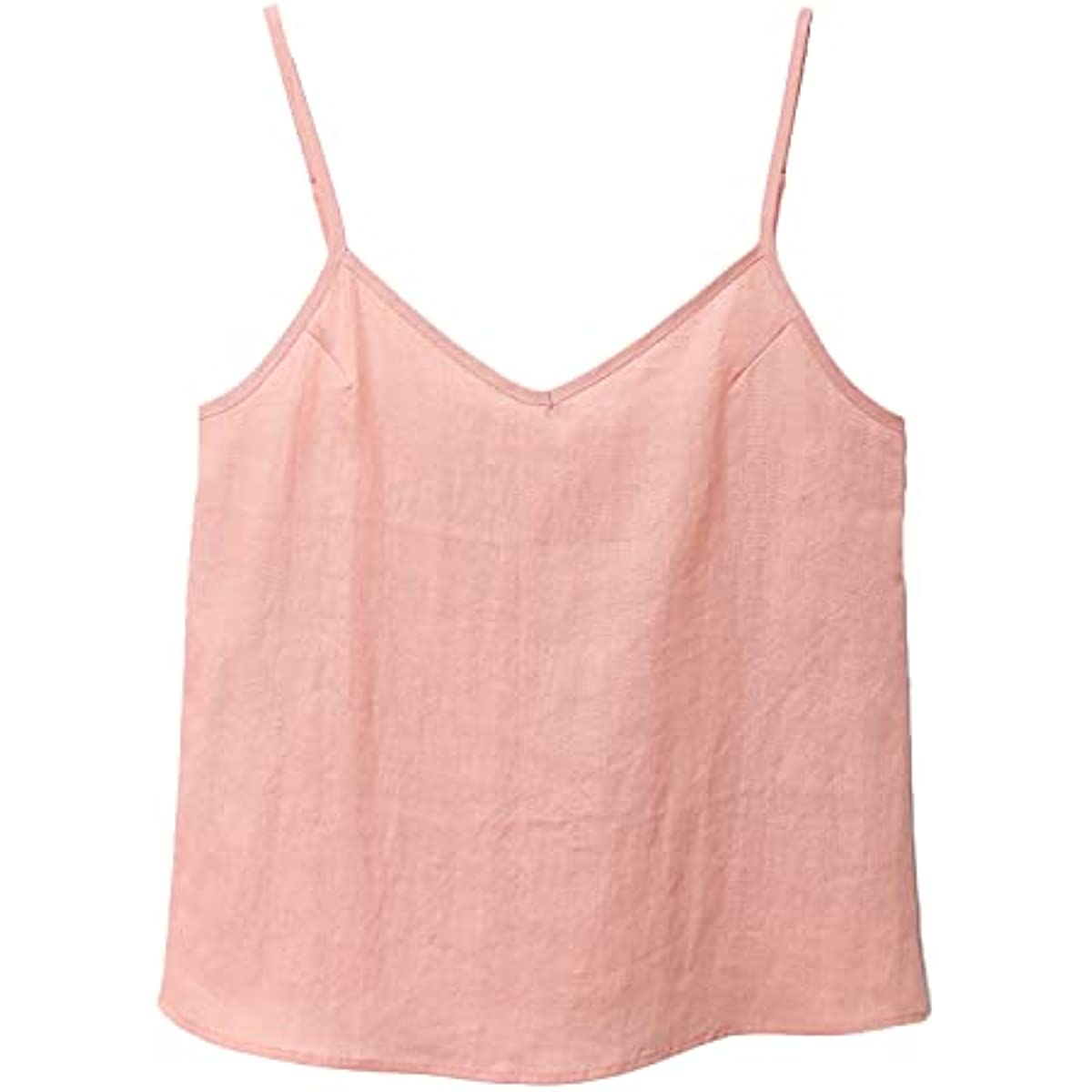 Amazhiyu Women’s Pure Linen Camisole Tank Top