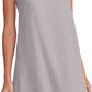 Amazhiyu Women's Linen Sleeveless Shift Dress with Pockets