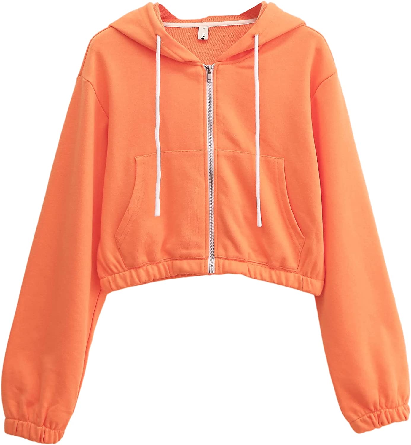 Orange crop zip online hoodie