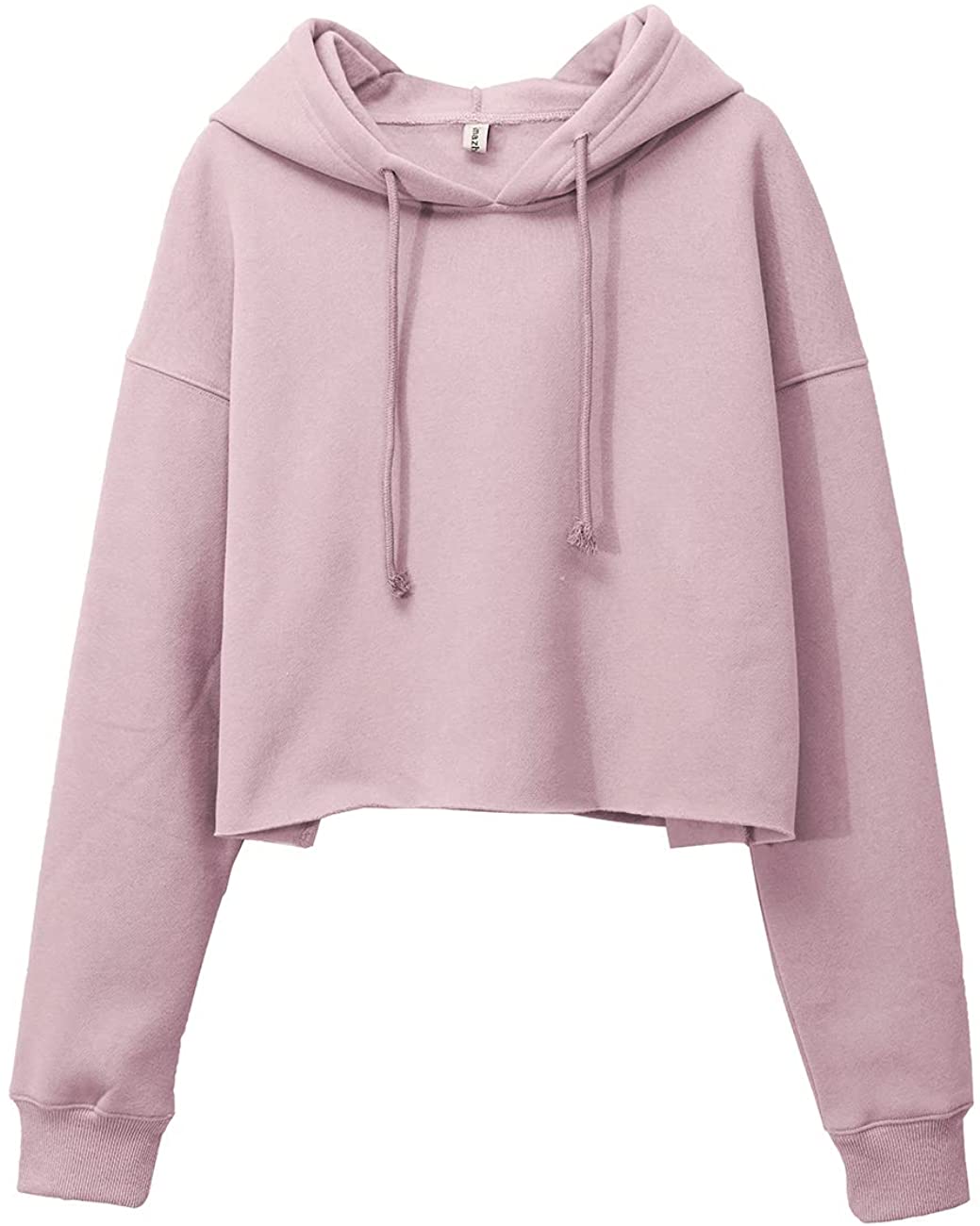 Amazhiyu Women's Fleece Cropped Hoodies Sweatshirt with Hooded